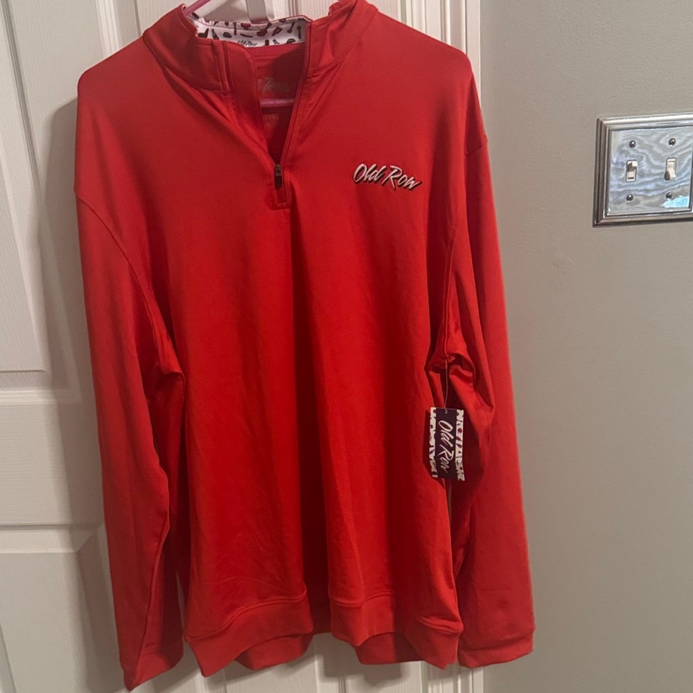 Old Row Men's Classic Red Pullover Jacket